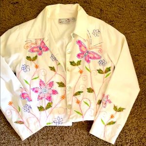 Retro 1990’s White Jean jacket